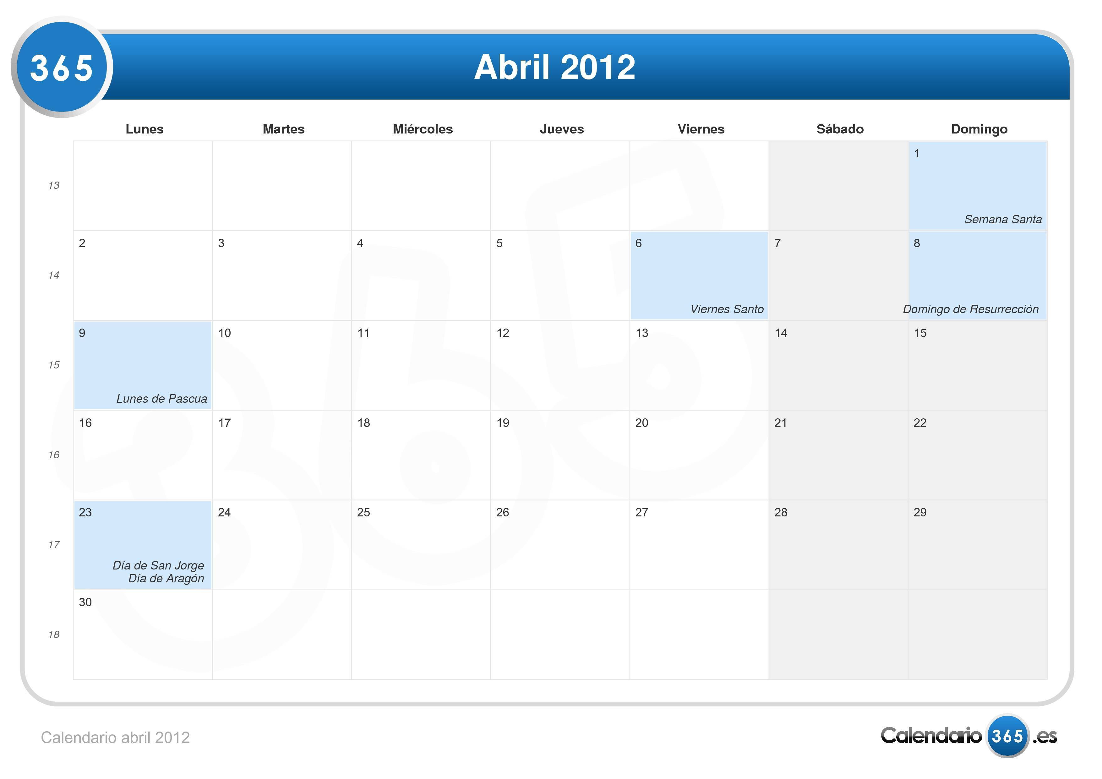 Fechas De Viernes Santo 2011