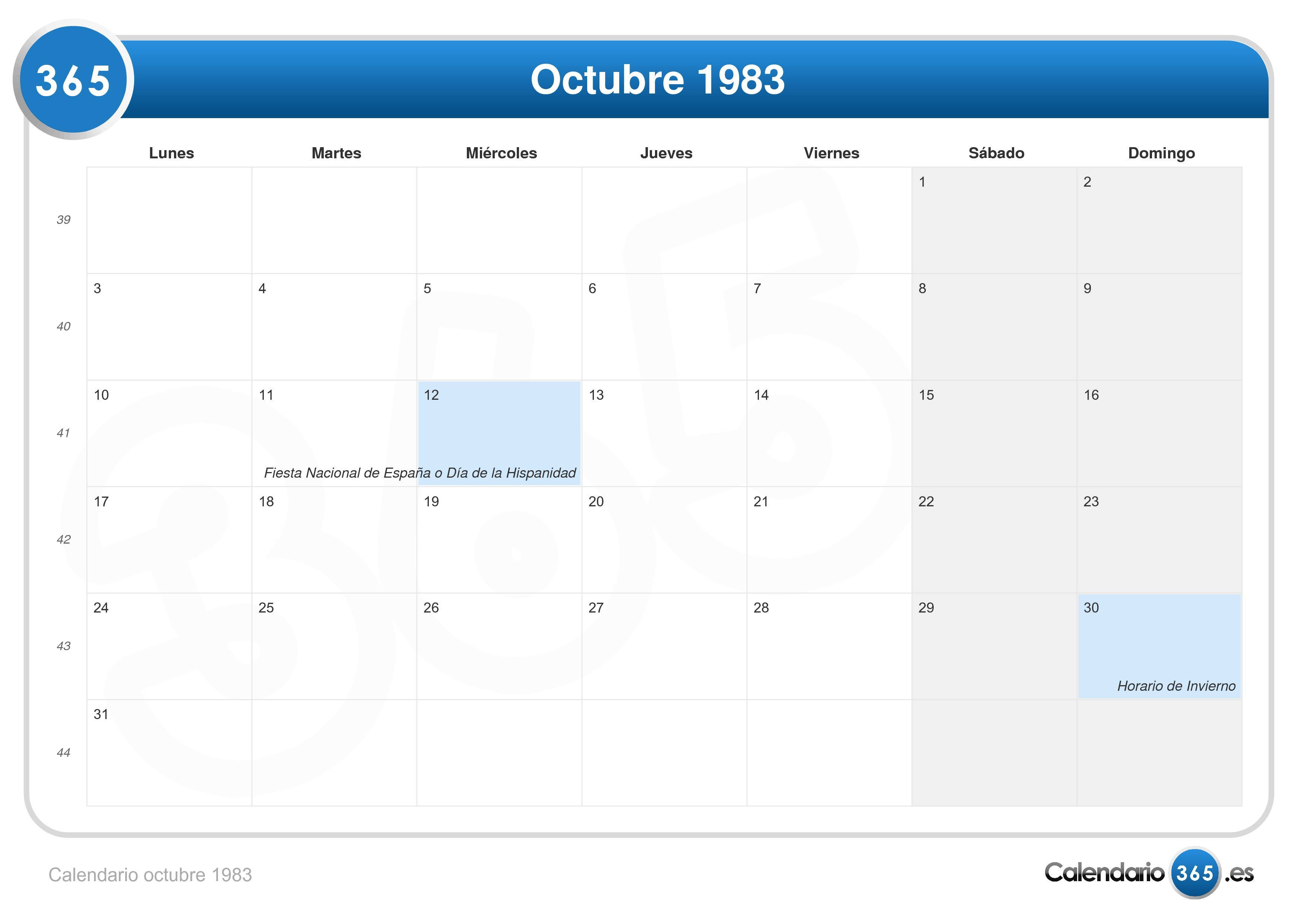 13 DE OCTUBRE DE 1983 13 de octubre de 1983: