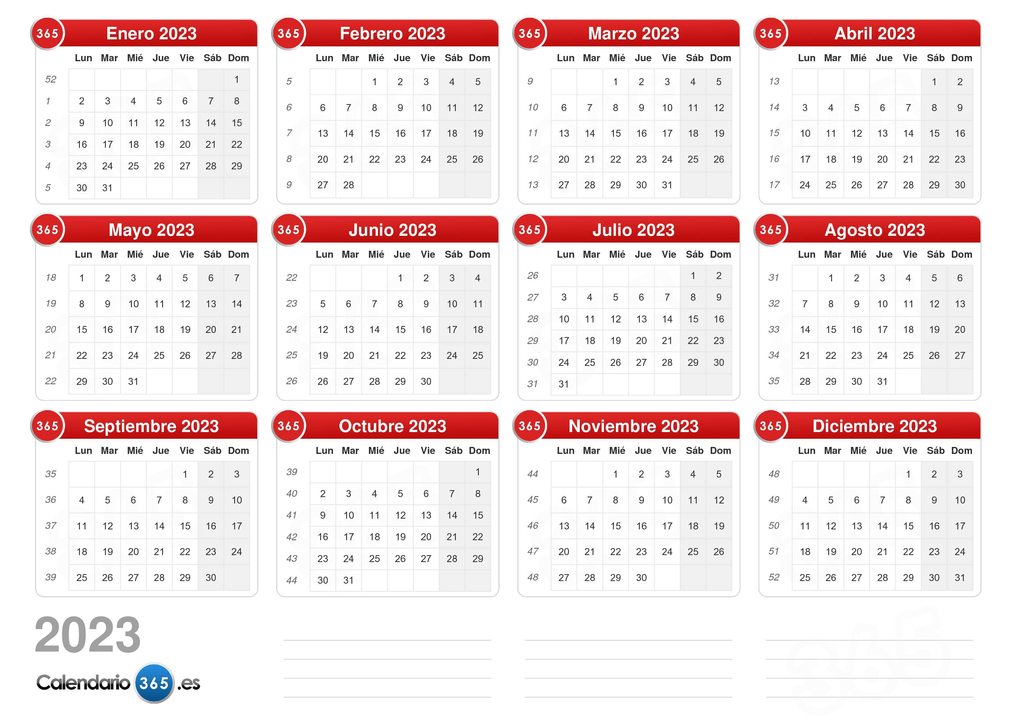 Calendario 2023 Con Date Importanti Dell Anno Etsy Italia Pdf Gratis