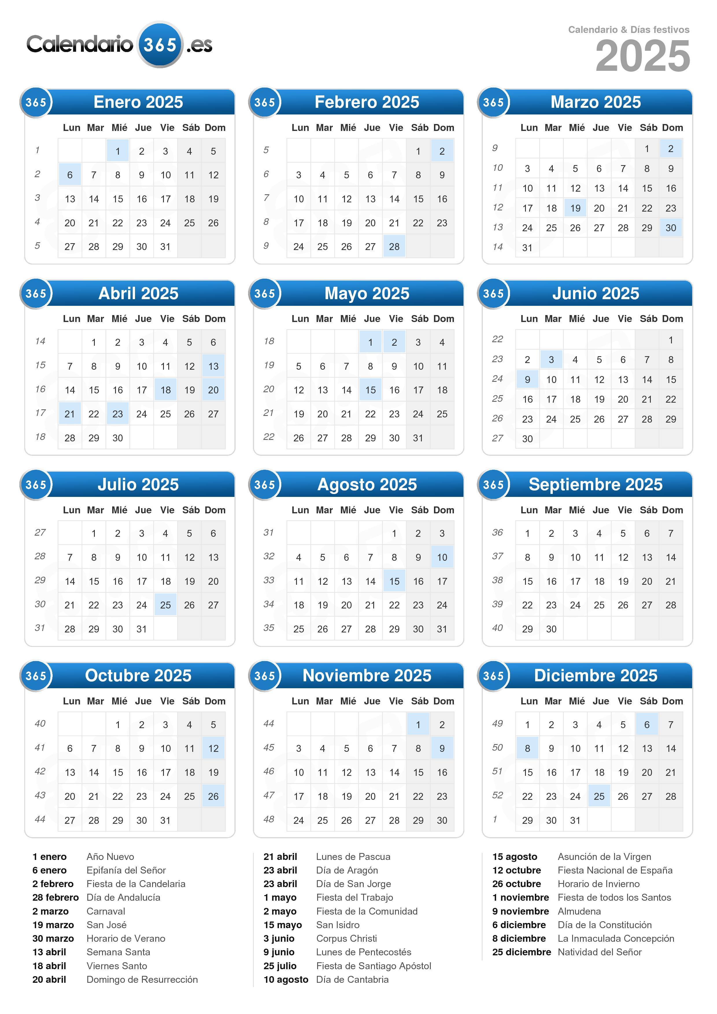 Santa Maria Bonita Calendar 2025 2025